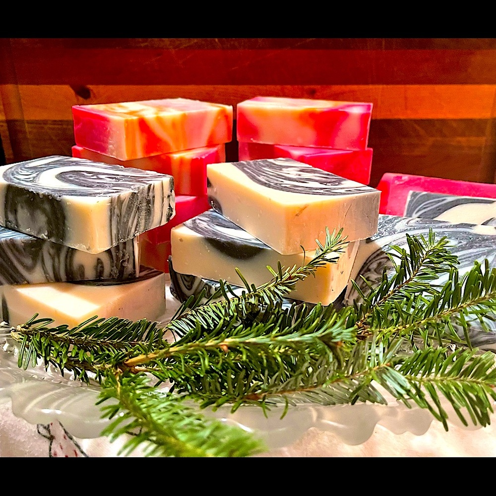 Handcrafted Artisan Lye Soap. Vegan, organic, and cruelty free.